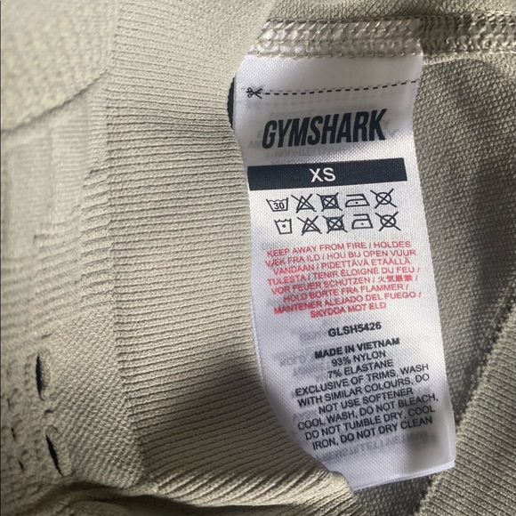 Gymshark Energy Seamless Shorts - Light Grey - Picture 4 of 4